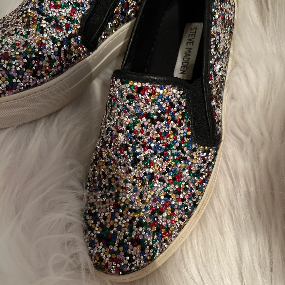 Steve Madden  Rhinestone Shoes size 7 - Picture 4 of 7